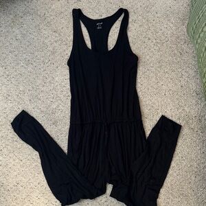 Aerie Black Sleeveless Jumpsuit